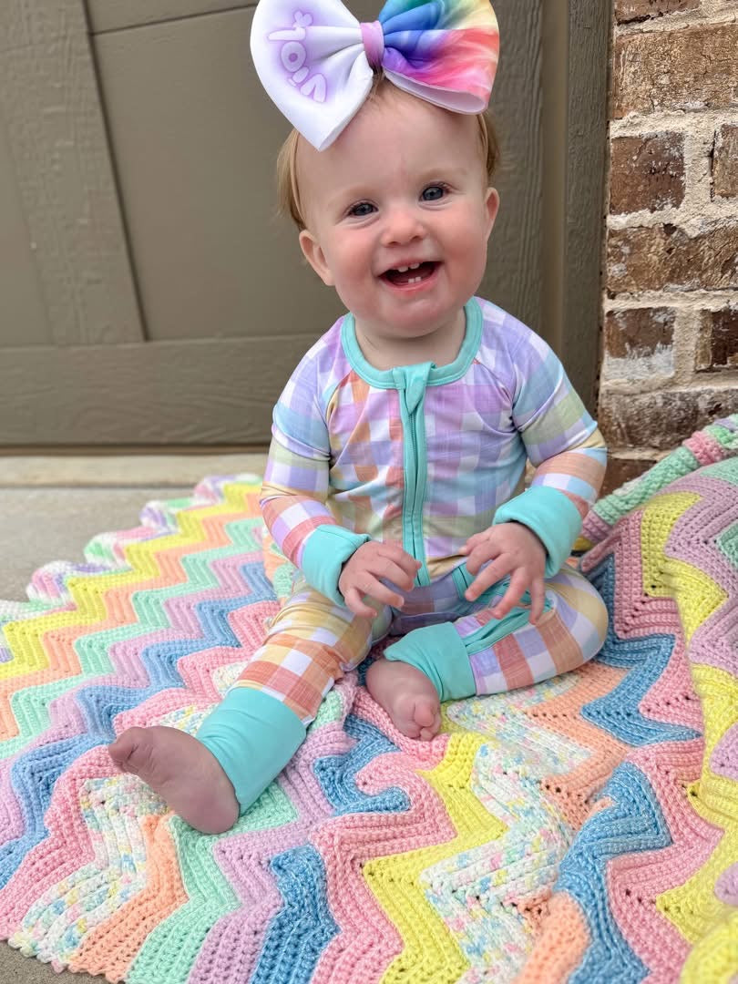 OG SPRING PLAID FOOTIE