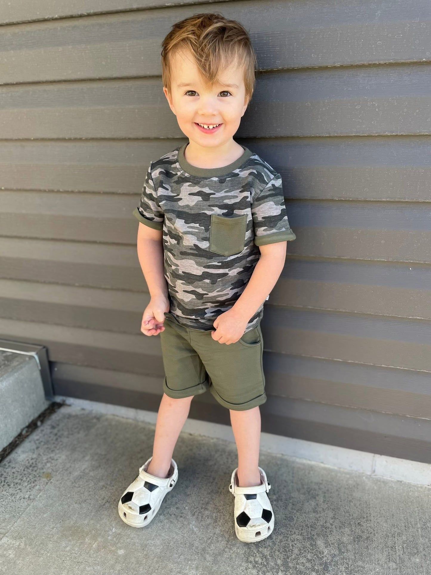 CAMO POCKET TEE SET