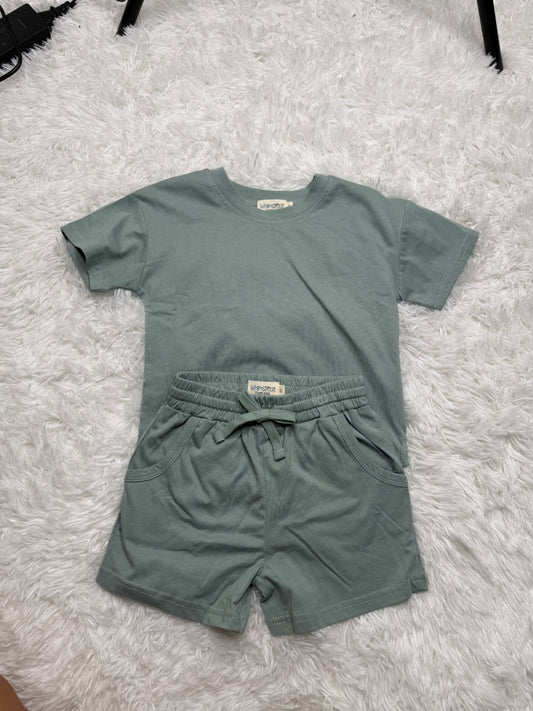 Green Slouchy Cotton Sets