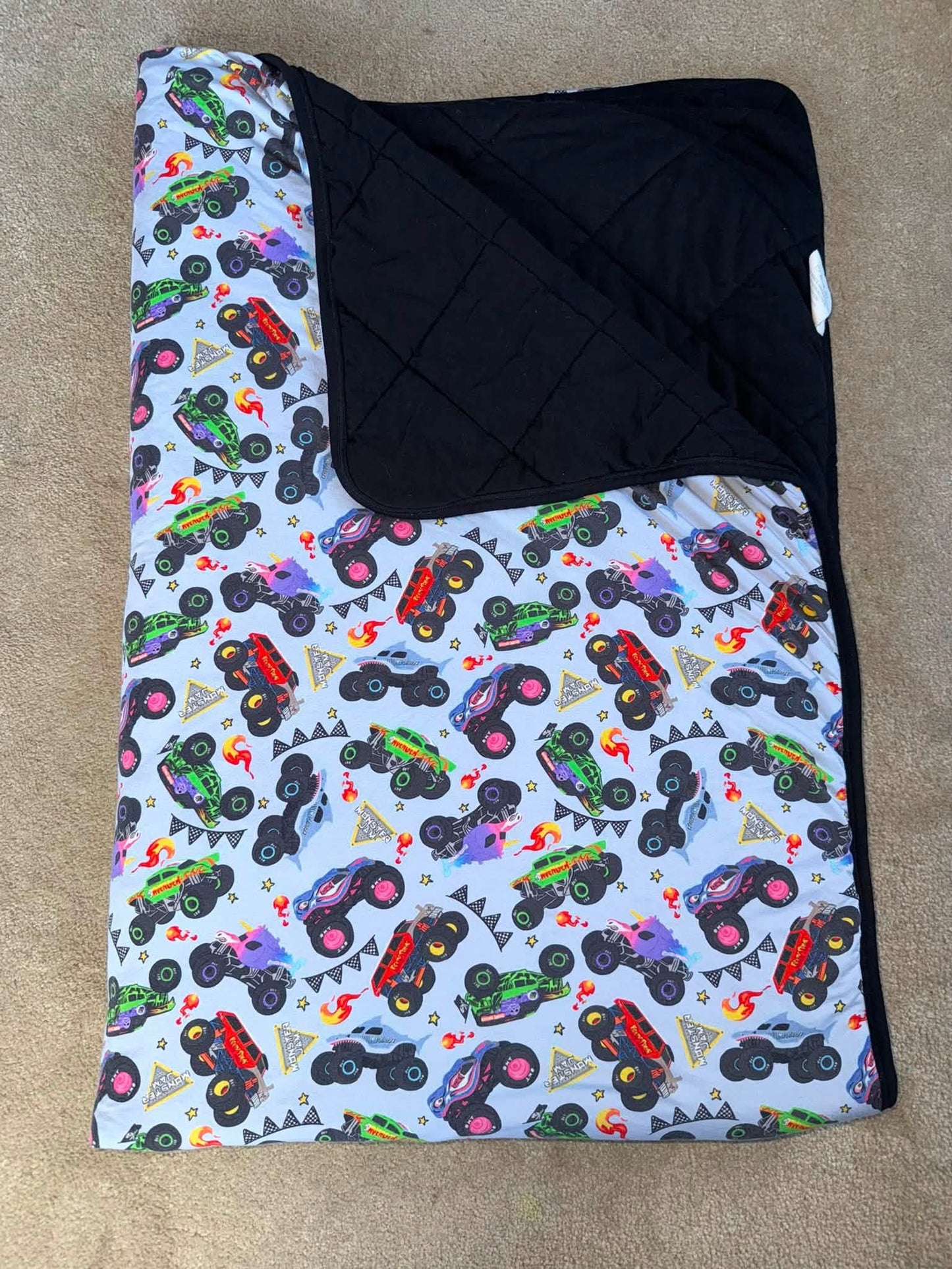 TRUCK YEAH TODDLER QUILTED BLANKET
