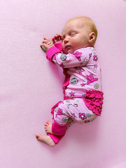 SAVVY'S ROUND-UP RUFFLE FOOTIE