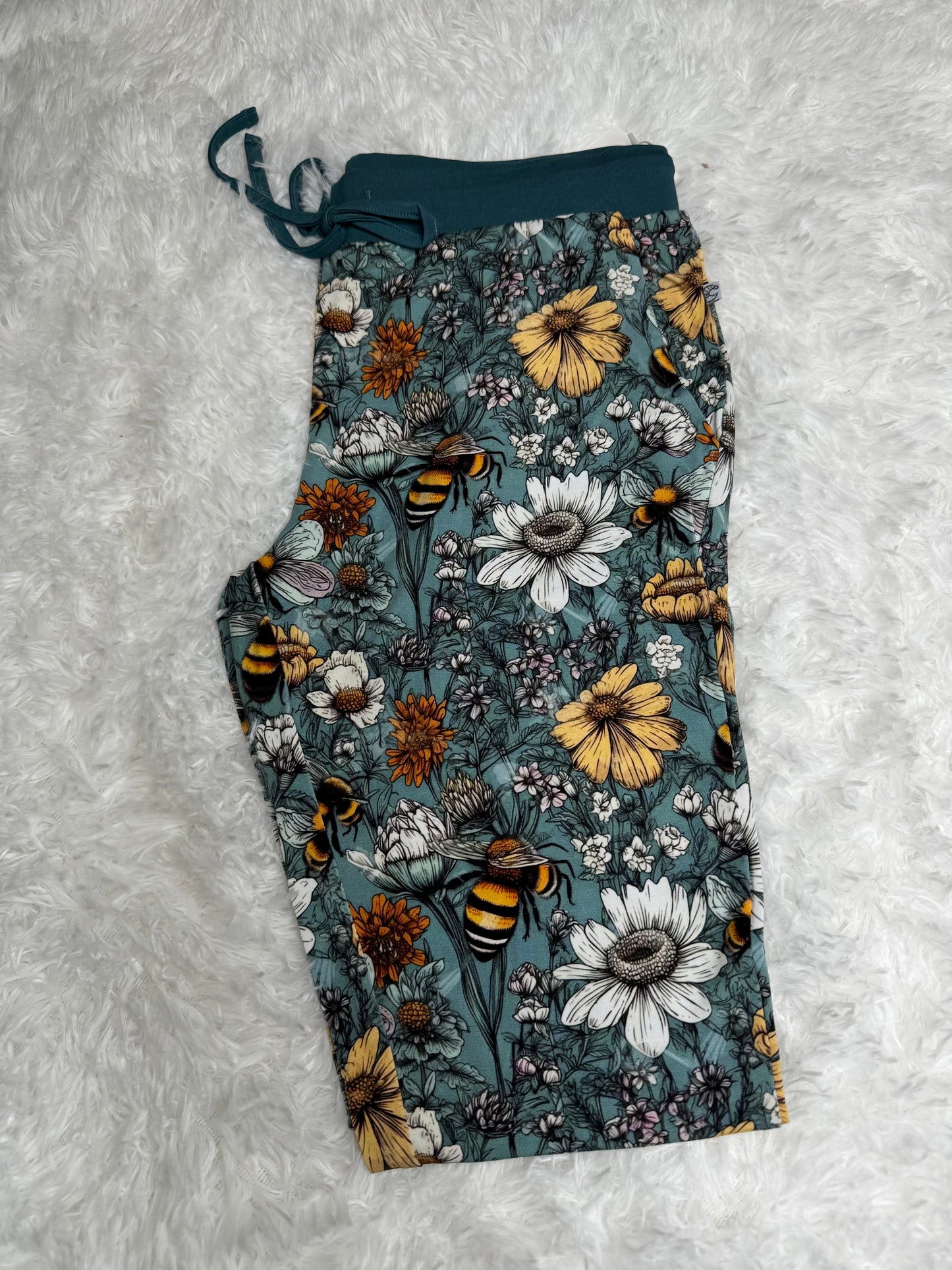 BUZZIN' BLOOMS MAMA LOUNGE PANTS