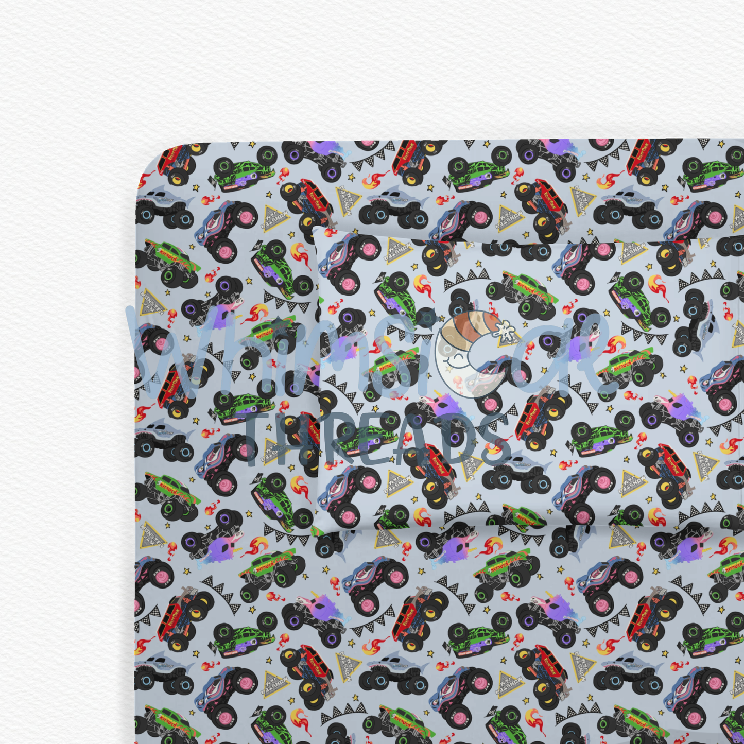 TRUCK YEAH TWIN SHEET + PILLOW CASE