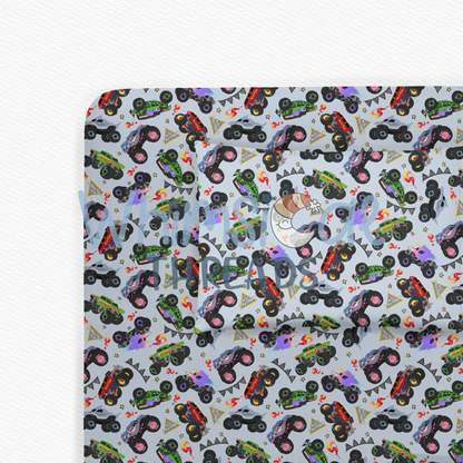 TRUCK YEAH TWIN SHEET + PILLOW CASE