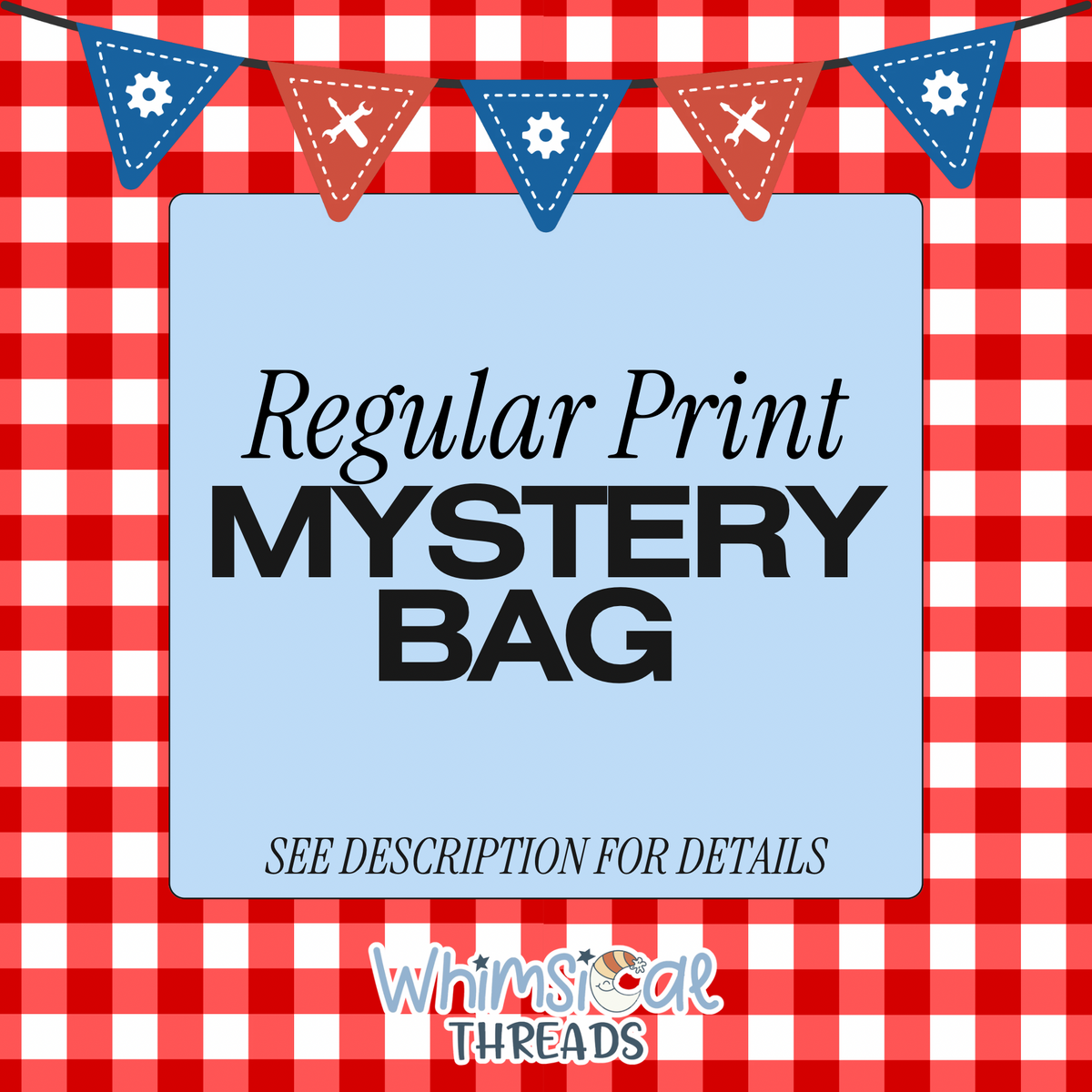 REGULAR PRINT MYSTERY BAGS