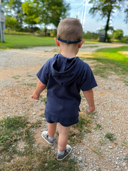 Navy Blue Cotton Set