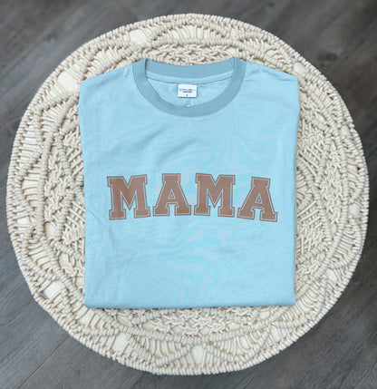 “Mama” Blue Adult Tee