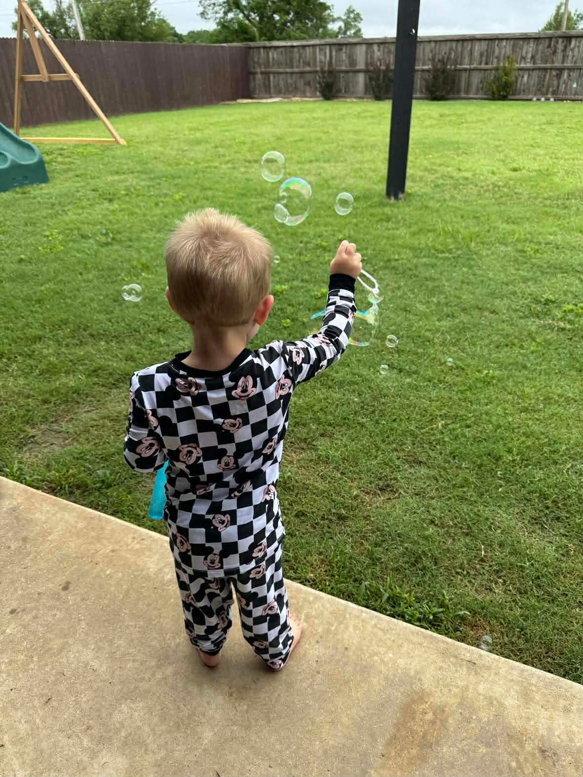 MOUSE TRAP BLACK CHECK SLEEPY SET