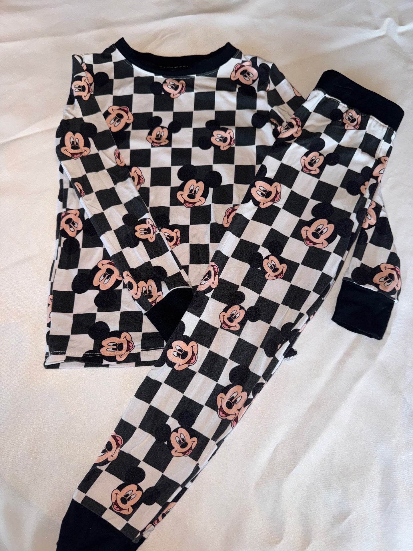 MOUSE TRAP BLACK CHECK SLEEPY SET