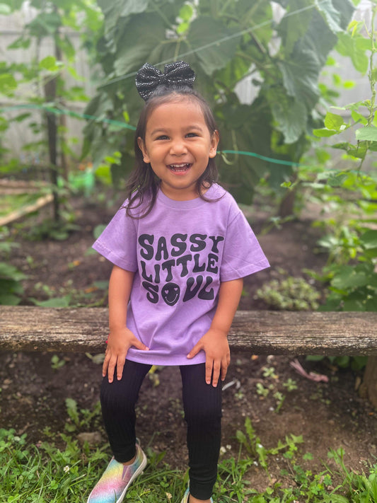 “Sassy Soul” Purple Toddler Tee