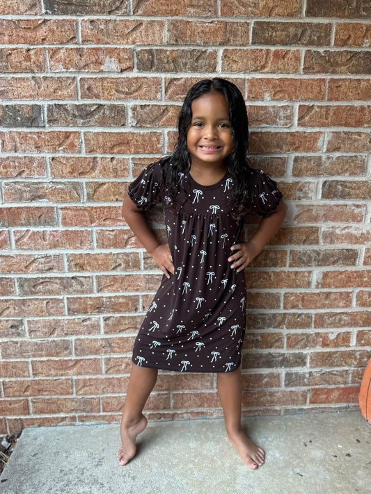 COCOA BOWS NIGHTGOWN