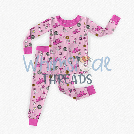 PRE-ORDER RHINESTONE COWGIRL SLEEPY SET