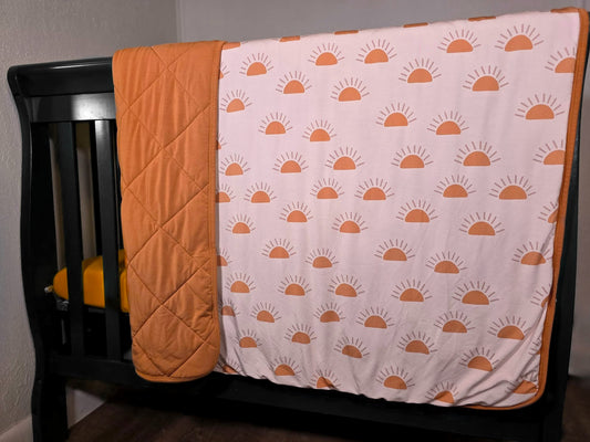SUNSET TODDLER QUILTED BLANKET