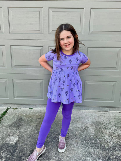 VIOLET'S VALLEY PEPLUM + LEGGINGS