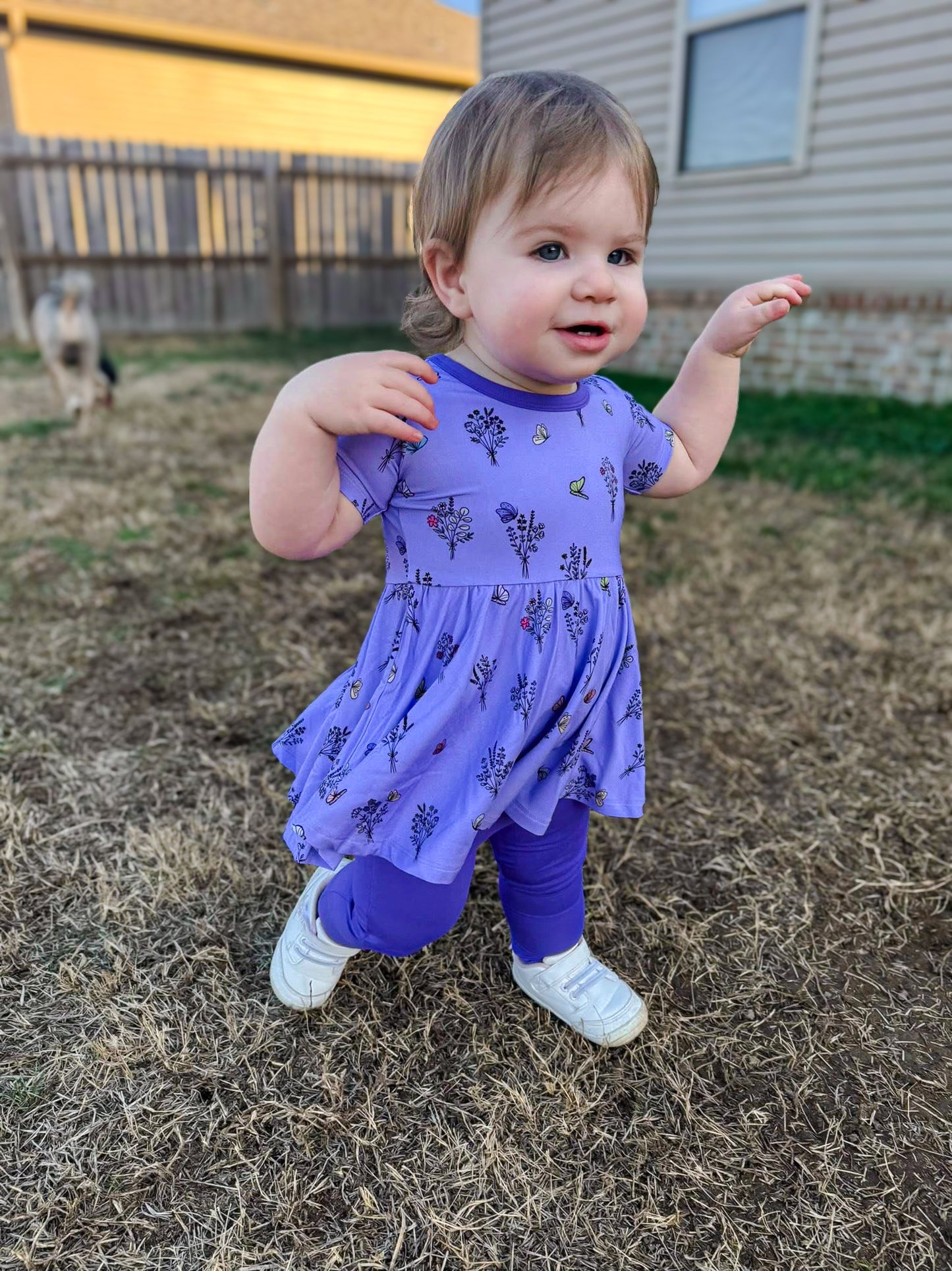 VIOLET'S VALLEY PEPLUM + LEGGINGS