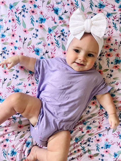 PURPLE ORGANIC COTTON BUBBLE