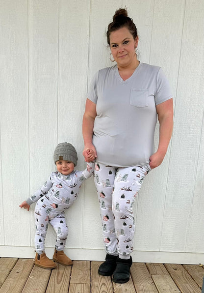 FROSTY FOREST MAMA LOUNGE PANTS