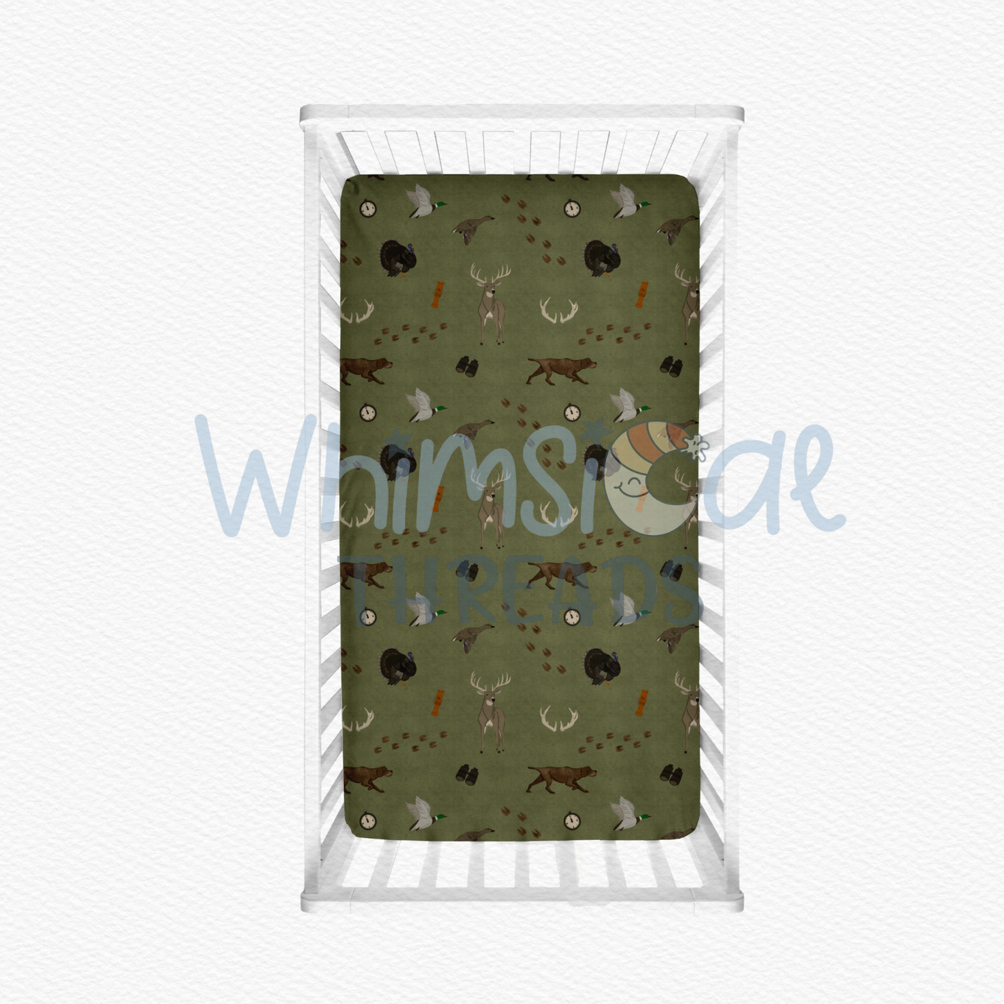 BACKWOODS BOUND CRIB SHEET (PRE-ORDER)
