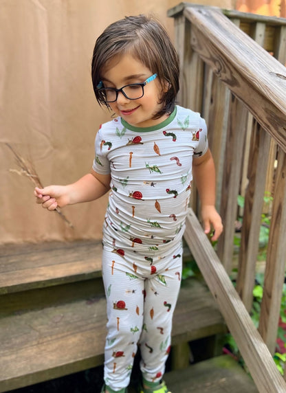 SNUGGLE BUGS SHORT SLEEVE SLEEPY SET